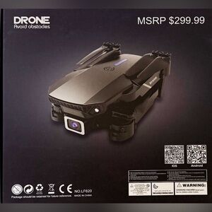 Black Foldable Drone with Camera